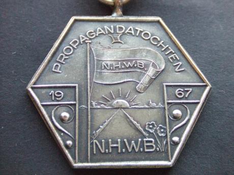 N.H.W.B.(Noord-Hollandse Wandelbond) Propagandatocht 1964 (N.H.W.B. vlag)
